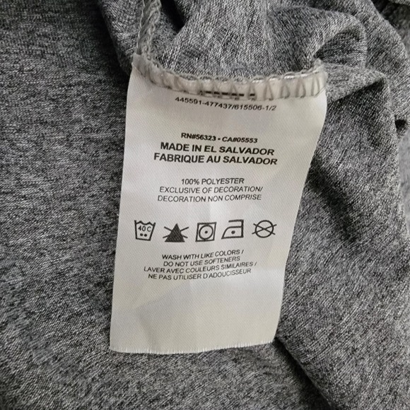 Nike Shirt Mens Large Gray Dri-FIT The Nike Tee Swoosh Athletic Running Training - Picture 4 of 8